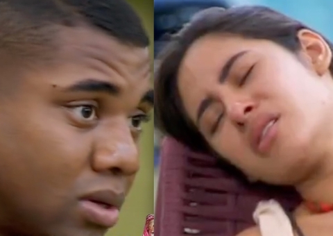 Isabelle chora em conversa com Davi e diz estar se sentindo pressionada