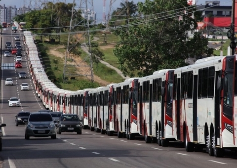Manaus recebe nova frota de ônibus nesta quarta