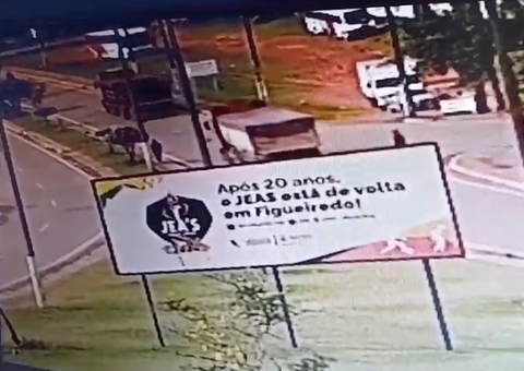 Vídeo mostra homem que ficou destroçado ao tentar atravessar BR-174