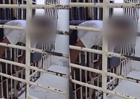 Preso fica entalado ao tentar fugir de cela em delegacia no DF