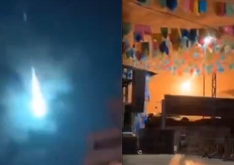 Meteoro ilumina céu do Piauí na madrugada deste sábado; veja vídeos