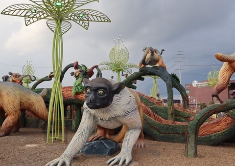 Parque dos Gigantes é vandalizado e prefeito oferece pix de R$ 1 mil para achar responsáveis