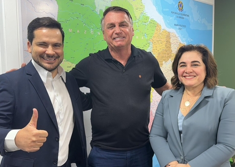 Bolsonaro lança Alberto Neto e Maria do Carmo como chapa da direita nas eleições em Manaus