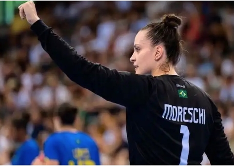 Vídeo: conheça Gabi Moreschi, goleira destaque da seleção feminina de handebol