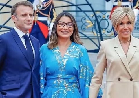 Janja representa Lula como chefe de Estado na abertura das Olimpíadas de Paris