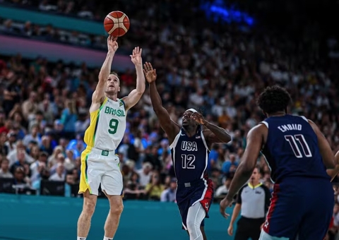Brasil enfrenta Estados Unidos no basquete e perde por 122 a 87 nas Olimpíadas