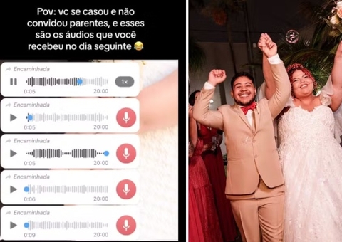 Noiva que fez casamento íntimo sem convidar familiares diz que bloqueou parente: 'não vou dar palco'