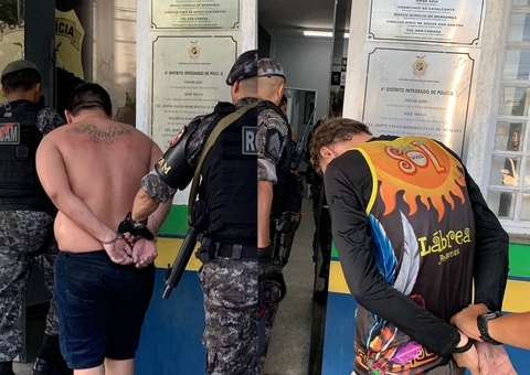 Dupla é presa com fuzil e munições após ataque que deixou homem baleado em Manaus