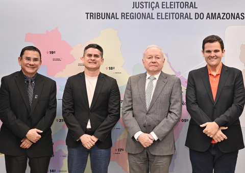 David Almeida visita TRE-AM e defende "eleições limpas" após caso de deepfake