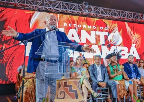 Lula diz que marco temporal é 'absurdo' em cerimônia do manto tupinambá no Rio