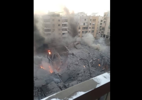 Israel faz mega-ataque contra QG central do Hezbollah em Beirute