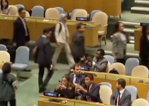 Delegação do Brasil deixa Assembleia da ONU durante discurso de Netanyahu