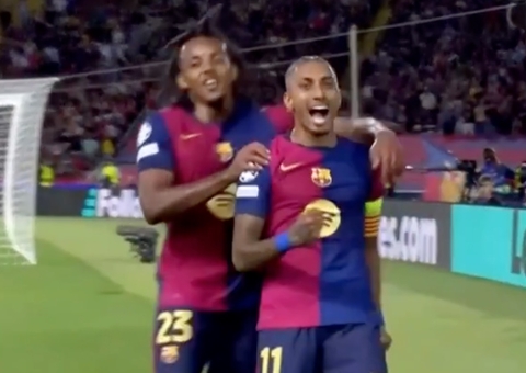 Raphinha valoriza bom início de temporada no Barcelona e destaca versatilidade na Seleção