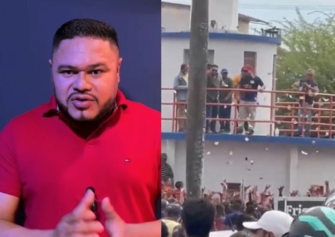 Candidato a prefeito que fez 'chuva de dinheiro', Raione Cabral é solto após pagamento de fiança em Coari