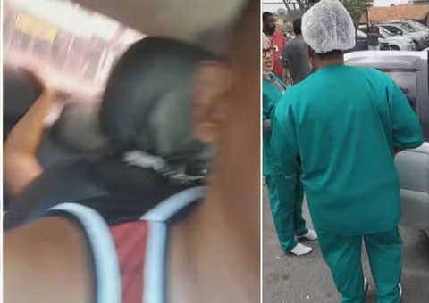 Grávida implora para motorista de app não cancelar corrida e dá à luz dentro de carro; vídeo 