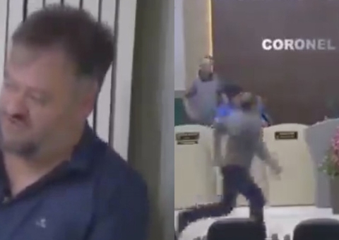 Vídeo: Vereador corre atrás de colega durante sessão legislativa: 'Cala boca, baba ovo'