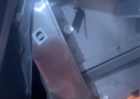 Elevador despenca de sexto andar e duas pessoas morrem; vídeo