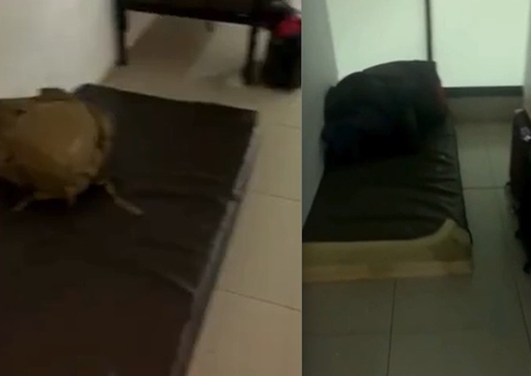 Brasileiros são retidos em aeroporto da Guatemala e ficam em alojamento infestado de baratas