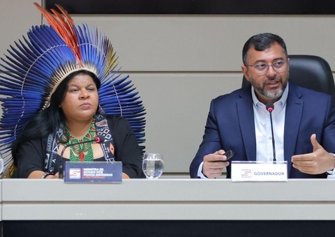 Wilson Lima reúne com ministra dos Povos Indígenas e a apresenta balanço sobre enfrentamento à estiagem