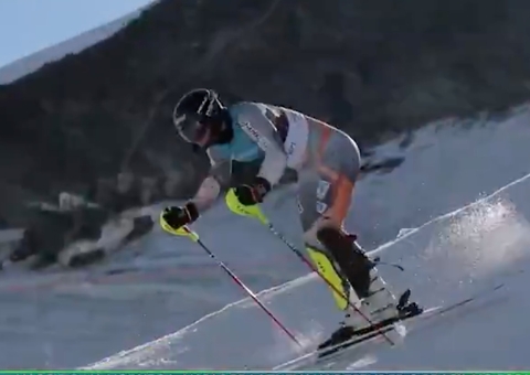 Brasileiro conquista medalha de prata na Copa do Mundo de esqui alpino