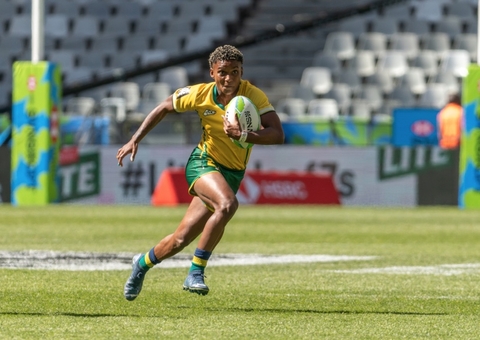 Seleção feminina de rugby sevens vence a Espanha no Circuito Mundial