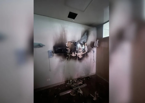 Incêndio atinge UTI de hospital particular
