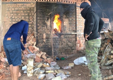 Polícia incinera duas toneladas de drogas apreendidas durante operação em Tefé