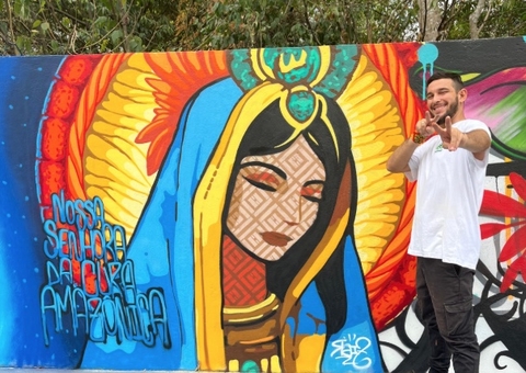 'Grafitando a Cura': projeto chega à Maternidade Azilda da Silva Marreiro em Manaus