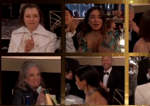 Atriz rasga discurso ao perder prêmio no Globo de Ouro; vídeo 