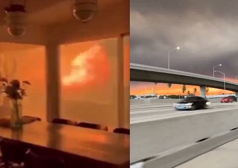 Incêndio devastador atinge Los Angeles e celebridades deixam mansões às pressas; vídeos