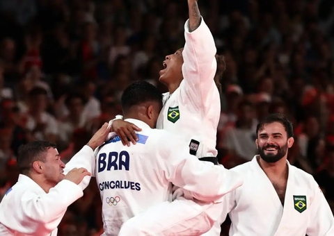 Brasil bate EUA em disputa por equipes no judô, 1ª após bronze em Paris