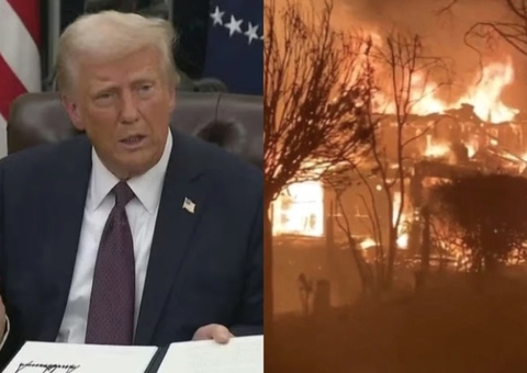 Trump ameaça cortar ajuda para Los Angeles em meio a incêndios florestais