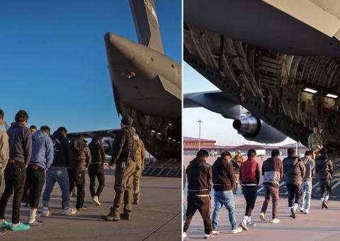 Primeiro voo com brasileiros deportados por Trump chega ao Brasil hoje