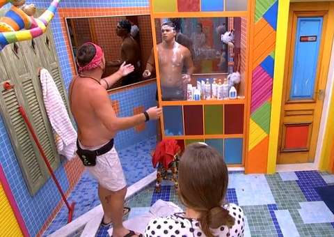 BBB: Guilherme e Edilberto batem boca após contragolpe em paredão