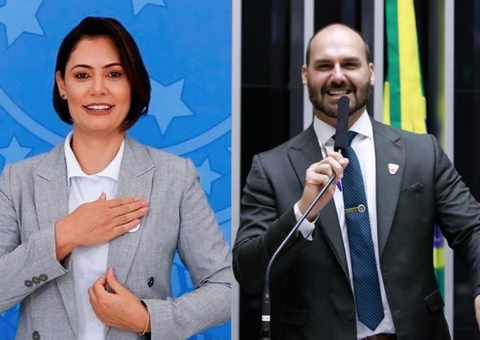 Michelle e Eduardo Bolsonaro estão entre os mais radicais da trama golpista, diz Cid 