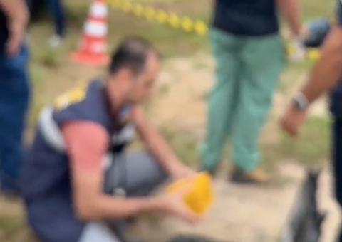 Ao vivo: homem é assassinado com mãos amarradas em Manaus