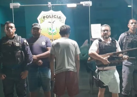 Irmãos são presos em Alvarães por tentativa de homicídio; eles estavam com arsenal