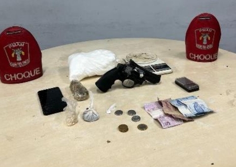 Traficante tenta fugir ao ver PM, mas acaba preso com arma falsa no Zumbi