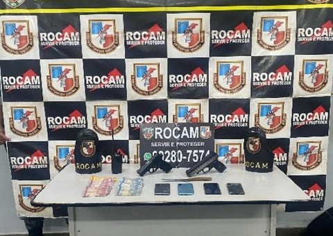 Trio com ficha extensa na polícia é preso ao assaltar ônibus no Nova Cidade