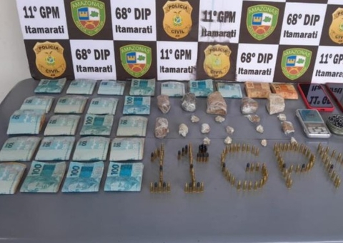 Mulher de faccionado é presa com drogas e mais de R$ 23 mil no Amazonas
