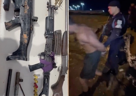 Vídeo: piratas de rio são presos com armas de guerra em operação no Amazonas