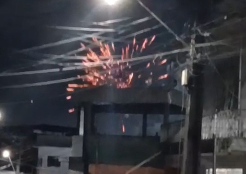 Manaus tem noite de foguetório em suposta comemoração de aniversário de traficante