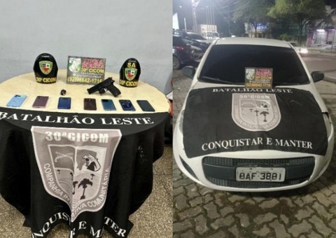 Trio é preso após aterrorizar vítimas durante arrastão no Coliseu 2 