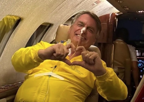 Na UTI, Bolsonaro afirma estar se recuperando sob "cuidados intensivos"