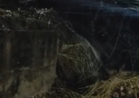 Muro desaba na Compensa após chuva e moradores responsabilizam a Águas de Manaus