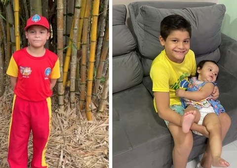 Bombeiro Mirim de 9 anos salva vida da irmã de um ano em Manaus