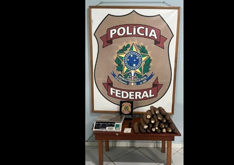PF apreende 9kg de cocaína escondidos em macaxeira em Santo Antônio do Içá