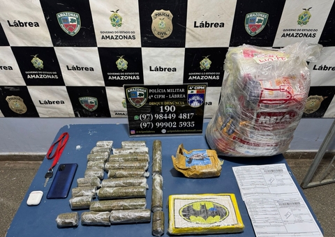 Adolescente é apreendido com drogas escondidas em cereais e achocolatado em Lábrea