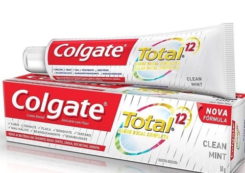 Creme dental Colgate Total Clean Mint tem comercialização suspensa novamente