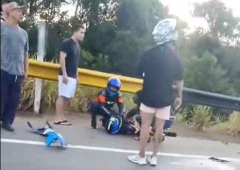 Vídeo: Homem morre ao perder controle da moto em curva na AM-070